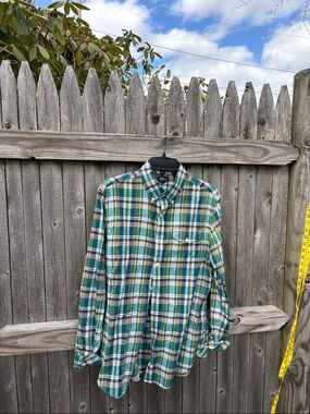L.L. Bean medium cotton plaid shirt!